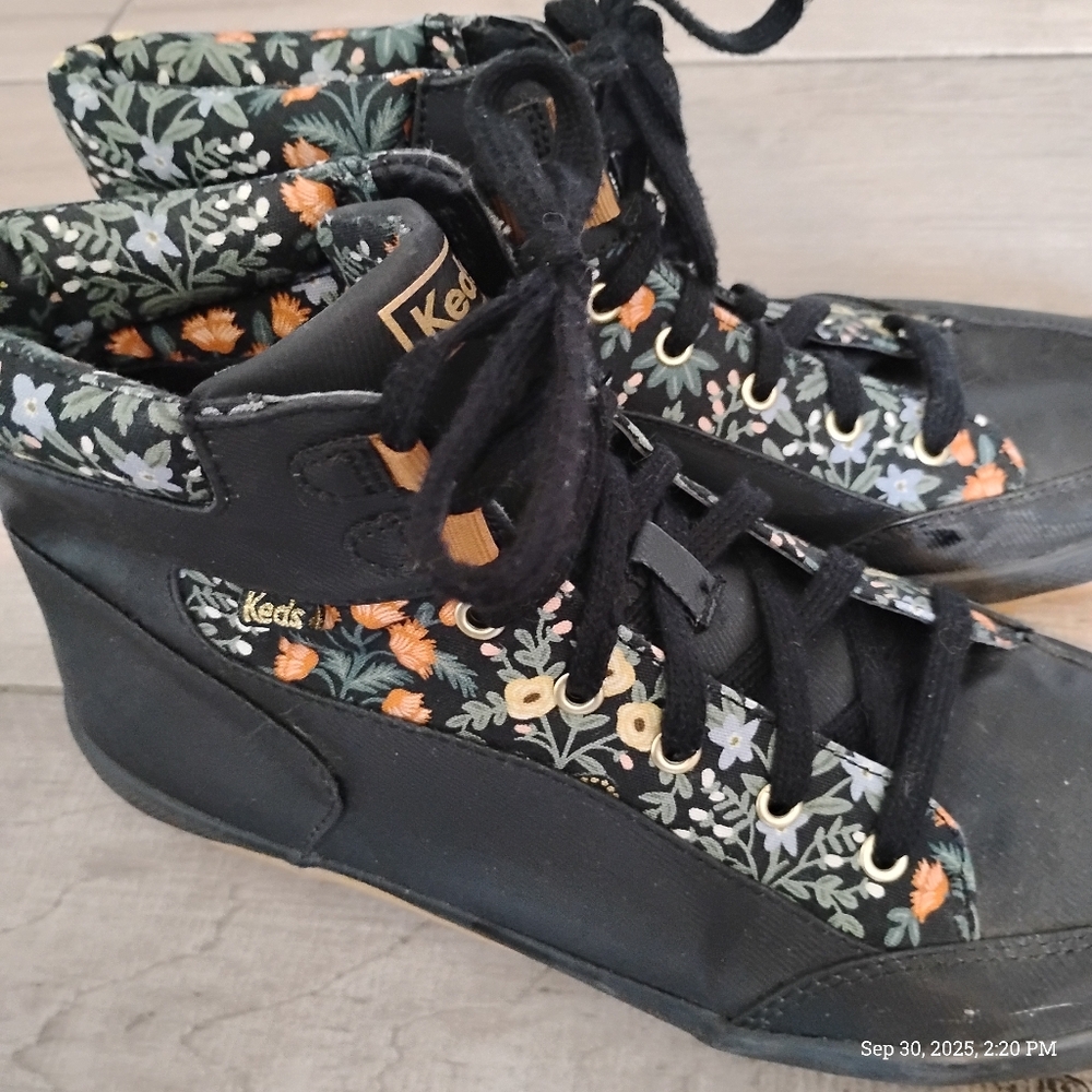 Floral Keds Rifle Paper Co Ankle Boots